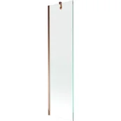 Parawany nawannowe - Mexen Next parawan nawannowy 1-skrzydłowy 50 x 150 cm, transparent, różowe złoto - miniaturka - grafika 1