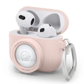 Inne akcesoria audio-wideo - ELAGO Etui na AirPods 3 z miejscem na AirTag, Snapshot Case, Sand Pink - miniaturka - grafika 1