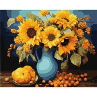 Malowanie po numerach - Ideyka Malowanie po numerach - Słonecznikowa harmonia - miniaturka - grafika 1