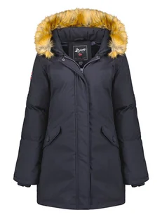 Geographical Norway Parka "Dinasty" w kolorze granatowym - Kurtki damskie - miniaturka - grafika 1
