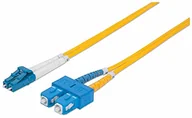 Patchcordy - Intellinet Network Solutions LWL Anschlusskabel LC/SC 3M Singlemode OS2 gelb 472050 - miniaturka - grafika 1