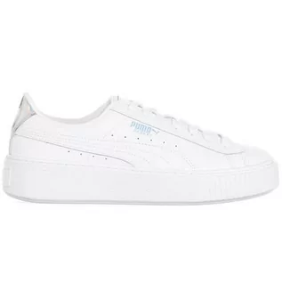 Buty trekkingowe damskie - Buty do chodzenia damskie Puma Basket Platform Iridescent Jr - grafika 1