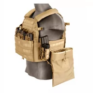 Odzież taktyczna i umundurowanie - Kamizelka taktyczna Lancer Tactical Gilet Plate Carrier 69T4 1000D - Tan - miniaturka - grafika 1