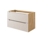 Szafki łazienkowe - Szafka łazienkowa pod umywalkę Comad Ocean 90 cm beżowy/jasne drewno 82-90-2S - miniaturka - grafika 1