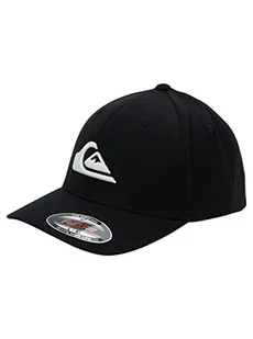 Quiksilver Flexfit czapka męska z daszkiem, góra i fala, czarna L/XL - Czapki męskie - miniaturka - grafika 1