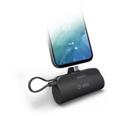 Powerbanki - SBS TEBB5000PLUGCK 5000mAh 12W Czarny - miniaturka - grafika 1