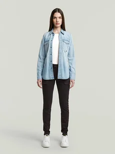 G-Star Bojówki w kolorze czarnym - Spodnie damskie - miniaturka - grafika 1