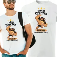 Koszulki męskie - KOSZULKA TAKIE CIACHA DZIEŃ CHŁOPAKA PREZENT M Y4 - miniaturka - grafika 1