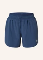 Spodenki damskie - New Balance Szorty Do Biegania 2 W 1 ws41202 blau - miniaturka - grafika 1