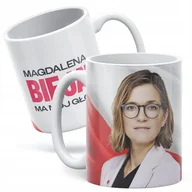 Kubki - Kubek ceramiczny Magdalena Biejat Ma Mój Głos #Biejat2025 Lewica - miniaturka - grafika 1
