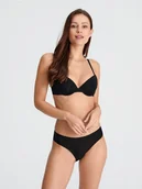 Biustonosze - Sinsay - Biustonosz push-up - czarny - miniaturka - grafika 1