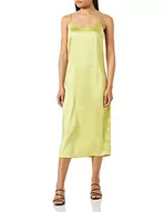Sukienki - ONLY Onlmayra damska sukienka z satynową sukienką WVN, Celery Green, 36 - miniaturka - grafika 1