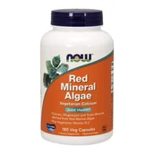 Suplementy naturalne - NOW Foods - Czerwone Algi Mineralne, 180 vkaps - miniaturka - grafika 1