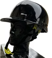 Odzież robocza - Kask roboczy z paskiem podbródkowym HELMET ERIK kask ochronny HDPE - czarny PGT - miniaturka - grafika 1