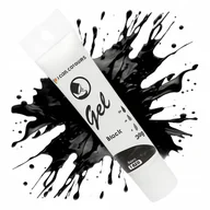 Dodatki do ciast w proszku - Barwnik spożywczy w żelu do tortu ciast masy tubka czarny black 30g - miniaturka - grafika 1