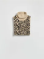 Swetry damskie - Reserved - Komin z domieszką wełny - wielobarwny - miniaturka - grafika 1