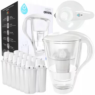 Dzbanek Filtrujący Dafi Crystal 2L + 12X Classic - Dzbanki filtrujące - miniaturka - grafika 1