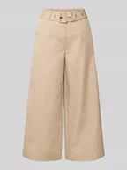 Spodnie damskie - Kuloty z paskiem model ‘Philia’ - miniaturka - grafika 1