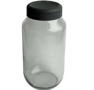 Słoik szklany Plastik nakrętka MIX KOLOR 1500 ml - Pojemniki kuchenne - miniaturka - grafika 1