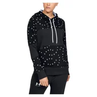 Bluzy sportowe damskie - Bluza damska Under Armour Rival Fleece Hoodie Printed - miniaturka - grafika 1