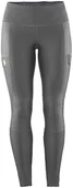Spodnie damskie - FJALLRAVEN Damskie spodnie Abisko Trail Tights W, szare, XL - miniaturka - grafika 1