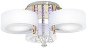 Lampy sufitowe - GL MLAMP LAMPA sufitowa ELMDRS8006/3 TR MLAMP glamour OPRAWA crystal z pilotem złota biała ELMDRS8006/3 TR - miniaturka - grafika 1