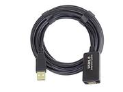 Kable USB - PremiumCord Kabel USB Przedłużacz USB 5m Czarny ku2rep5 - miniaturka - grafika 1