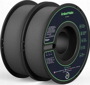 Filament PLA+ AnkerMake 1.75mm 2kg Szary - Filamenty i akcesoria do drukarek 3D - miniaturka - grafika 1