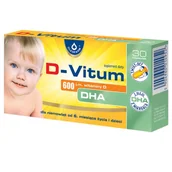 Witaminy i minerały - Oleofarm D-Vitum 600 j.m. witamina D + DHA dla niemowląt - 30 kapsułek - miniaturka - grafika 1