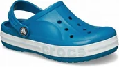 Moda i Uroda OUTLET - Crocs Klapki Dziecięce Niebieskie Wsuwane Z Logo 19-20 Jon - miniaturka - grafika 1