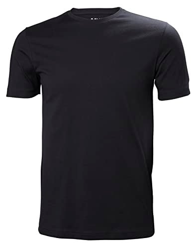 Helly Hansen Mens Crew T-Shirt 2.0, Navy, M