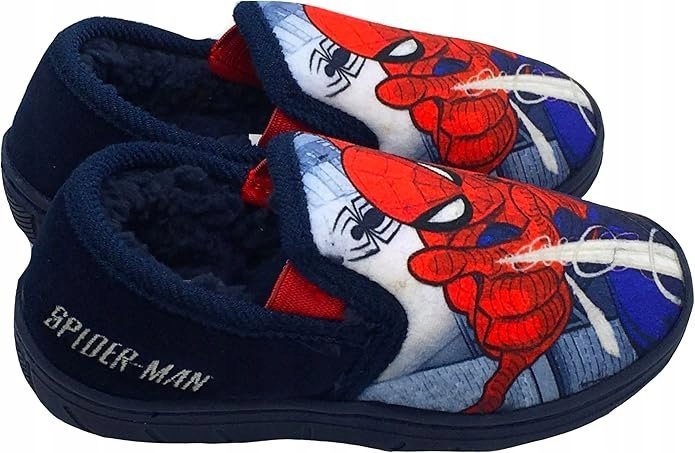 KAPCIE WSUWANE OCIEPLANE DLA DZIECKA SPIDERMAN 20 JRC