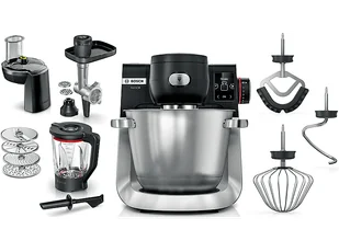 Bosch MUMS6ZS34 Series 6 Czarny-stal szczotkowana - Roboty kuchenne - miniaturka - grafika 1