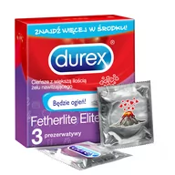 Suplementy erotyczne - Durex FETHERLITE ELITE EMOJI 3 SZT Zakupy dla domu i biura! 89966949 - miniaturka - grafika 1