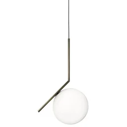 FLOS - IC S2 Lampa Wisząca w Kolorze Chromu - Lampy sufitowe - miniaturka - grafika 1