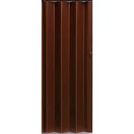 Drzwi wewnętrzne - Drzwi harmonijkowe PIONEER 218 84 x 202 cm mahoń - miniaturka - grafika 1