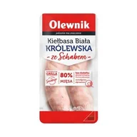 Woda - Kiełbasa Biała Królewska Ze Schabem 200G Olewnik - miniaturka - grafika 1