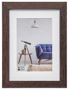 Ramka na zdjęcie formatu 15x21 MDF ERTOM SOPOT Brązowa - Ramki na zdjęcia - miniaturka - grafika 1