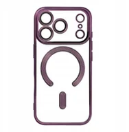 Etui i futerały do telefonów - Futerał ELECTRO MAG COVER kompatybilny z MagSafe do IPHONE 17 Pro fioletowy - miniaturka - grafika 1