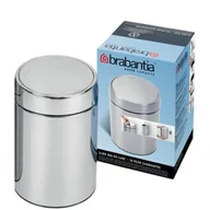 Kosze na śmieci - Brabantia KOSZ SLIDE BIN 5L DE LUX CHROM 477560 - miniaturka - grafika 1