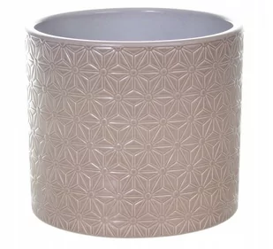 Osłonka CYLINDER 415 13 cm grau lazur - Donice - miniaturka - grafika 1