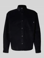 Koszule męskie - Koszula sztruksowa o kroju regular fit z detalem z logo - miniaturka - grafika 1