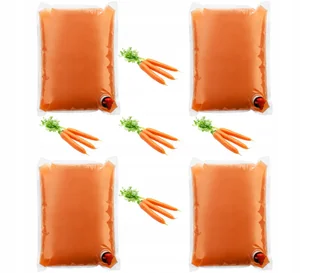 Sok jabłko marchewka 4x5L sok z marchwi i jabłek, tłoczony dla dzieci - Soki i napoje niegazowane - miniaturka - grafika 1