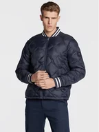 Kurtki męskie - Tommy Hilfiger Kurtka bomber Reversible Varsity MW0MW27587 Granatowy Regular Fit - miniaturka - grafika 1