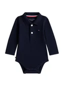 Body dla niemowląt - Tommy Hilfiger Body dziecięce KN0KN02075 Granatowy - miniaturka - grafika 1