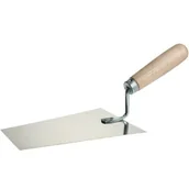 Wiadra i kastry budowlane - Kielnia trapezowa 180 mm spawana szlifowana drewniana rączka Condor - miniaturka - grafika 1