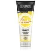 Szampony do włosów - John Frieda Sheer Blonde, szampon rozświetlający włosy blond, 250 ml - miniaturka - grafika 1