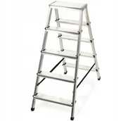 Drabiny - Kadax Drabina Aluminiowa Dwustronna Domowa 125 Kg - miniaturka - grafika 1