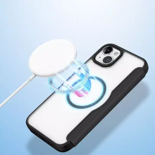 Etui Dux Ducis Skin X Pro do Apple iPhone 15 Plus magnetyczny pokrowiec MagSafe z klapką - czarny - Etui i futerały do telefonów - miniaturka - grafika 13