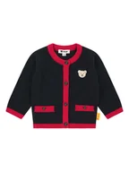 Bluzy i sweterki niemowlęce - Steiff Kardigan w kolorze granatowo-czerwonym - miniaturka - grafika 1